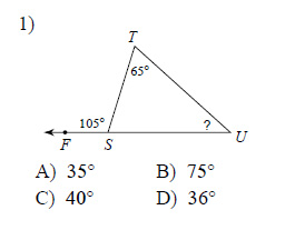 Exterior Angle Theorem Worksheets