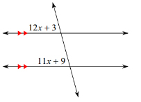 Parallel lines cut by a transversal worksheet