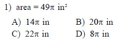 Circles-Circumference-and-area-Hard