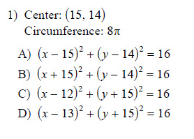 Circles-Writing-equations-of-circles-Medium