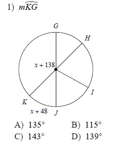 Circles-Measures-of-arcs-and-central-angles-Hard